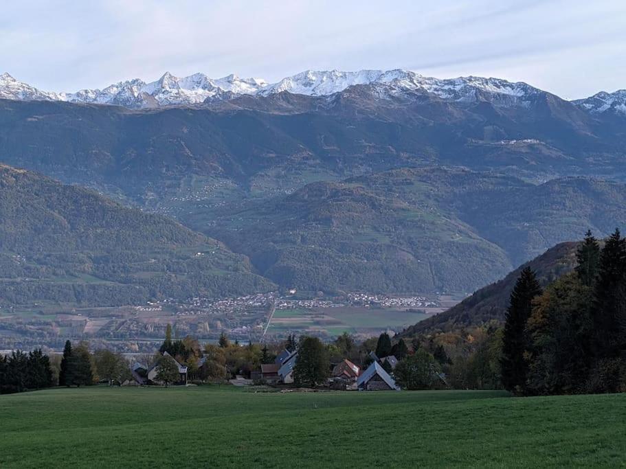Maison Familiale En Montagne Avec Vue Merveilleuse Sur Le Massif De Belledonne Saint-Bernard  Exterior foto